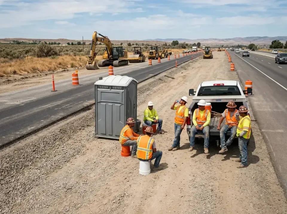 highway-road-construction-crew-007 — frequently asked questions, Porta Potty and Restroom Rentals in Shell Point, SC